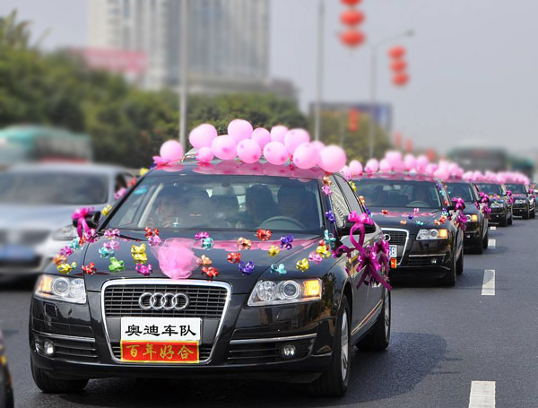 奧迪婚車車隊